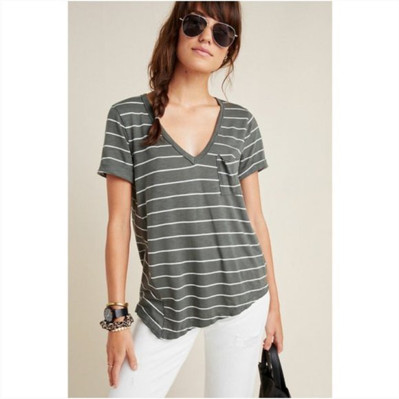 Anthropologie Tops - Anthropologie Riley Asymmetrical Pocket Tee